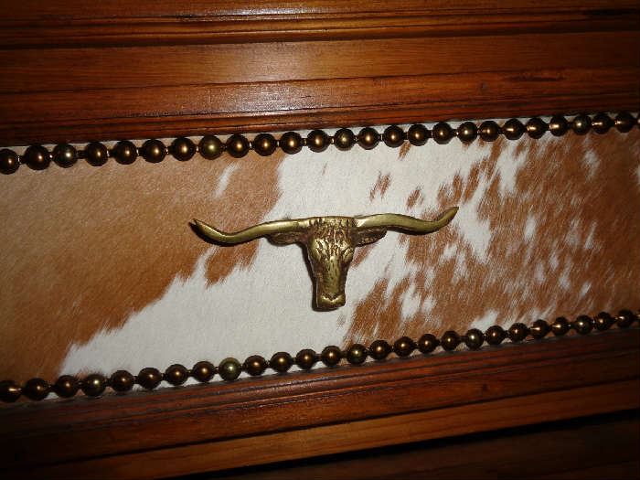closeup of chest of drawers
