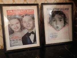 FRAMED I'M NOBODY'S BABY AND THE GOOD SHIP LOLLIPOP