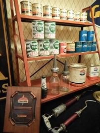 CANS OF OIL AND LUBRICANTS