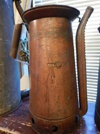 EARLY OIL CAN WITH FOLDING SPOUT