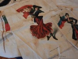 GROUP OF TOBACCO SILKS