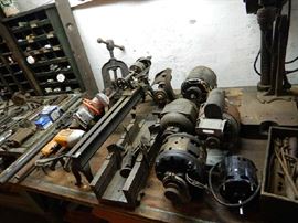 TONS OF OLD TOOLS, HARDWARE, ETC