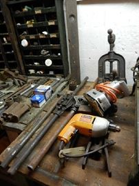 TONS OF OLD TOOLS, HARDWARE, ETC
