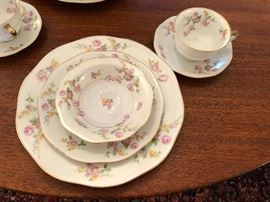 6 place settings Barronet China Sylvia Pattern 