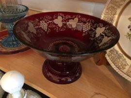 Cranberry Cut to Clear Compote 