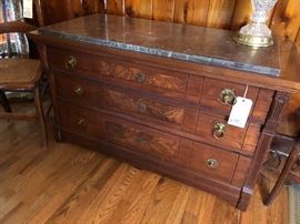 Eastlake three drawer low chest 