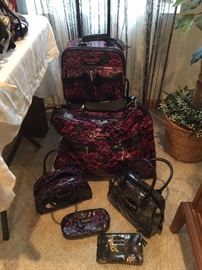 Betsey Johnson luggage & makeup bags