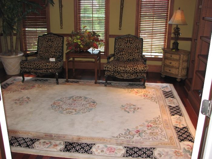 Large area rug - Chinoiserie design