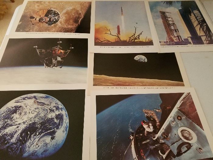 Apollo "In the Beginning" 7 color prints