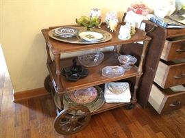 Dining room serving cart, desk