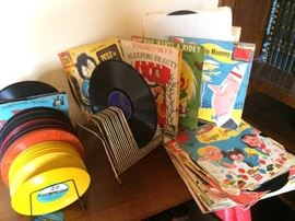 Childrenn’s vintage records