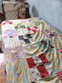 Sample of quilt tops