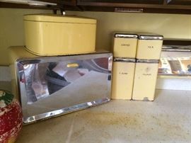 Mid-century canister set