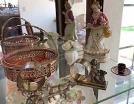 Vintage and Antique Napkin Rings, Figurines, and more