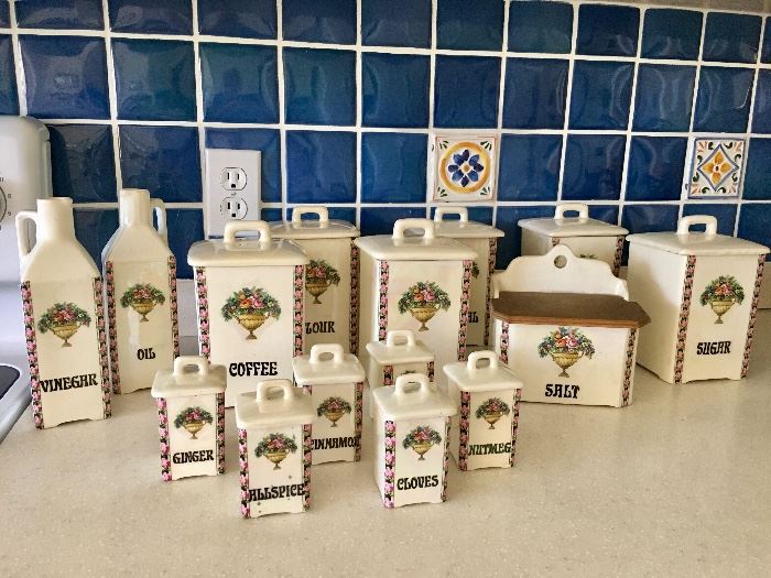 Vintage Ditmar Urbach Canister Set
