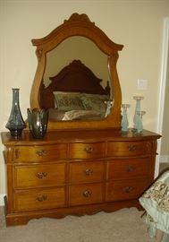 Universal Furniture Co. long dresser with mirror