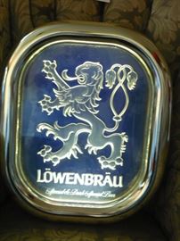 Great Lowenbrau beer sign