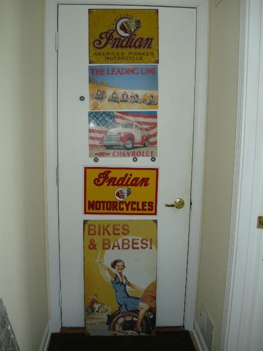 A few of the automotive signs.