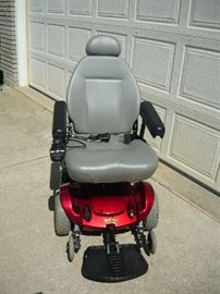 Jazzy brand mobility chair, new batteries.