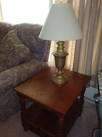 End Tables (from Herman's Furniture) (1 of 3) & Lamps