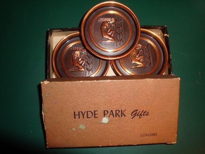 Vintage Hyde Park~Set of 6 Coasters