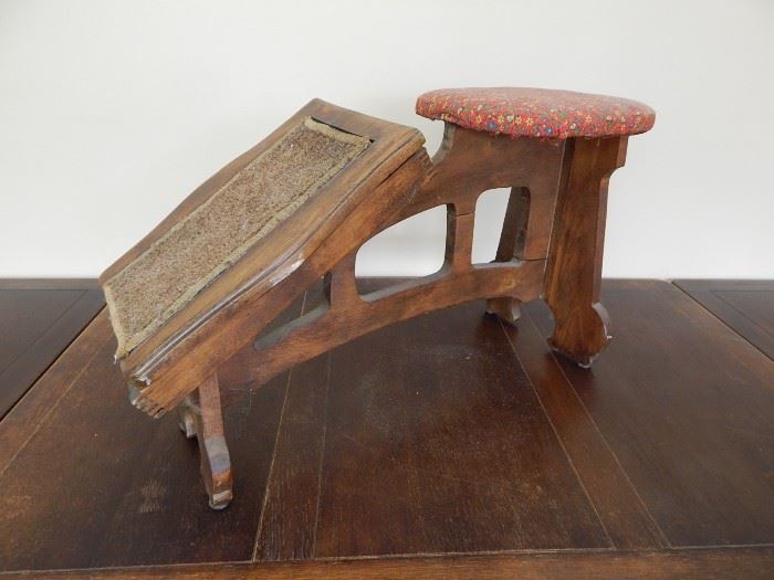 Unusual Primitive antique cobblers bench