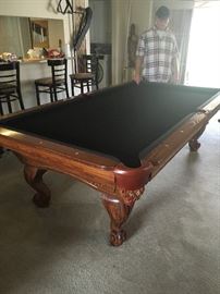 Proline billiards 8' table  cost new $ 5,500