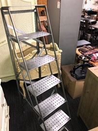 Restoration Hardware Metal Ladder Shelf