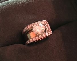 Moissanite Diamond Ring in 14K  gold