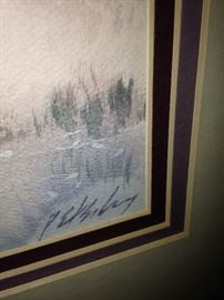 Artist of framed art