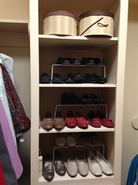 Hat boxes and more shoes