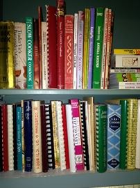 Variety of cookbooks