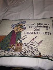 "Don't like my complaining?"