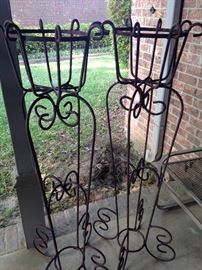 Tall matching plant holders