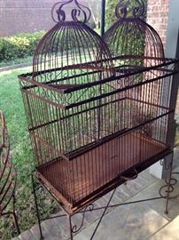Double sized bird cage