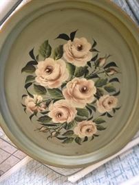 Vintage tole tray