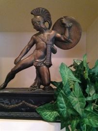 Another warrior statue