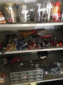 Nails, screws, and hand tools