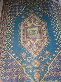 4 feet x 6 feet colorful rug