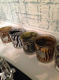 Animal print glasses