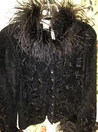 Black evening sweater