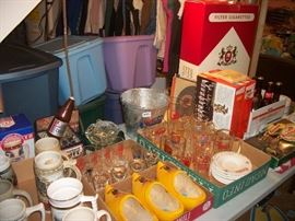 advertising breweryana, steins, glasses, bottles