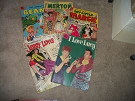 Beanie, Merton, Margie, Jerry Lewis, I Love Lucy Comic