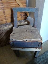 Primitive Home made Doll Chair
