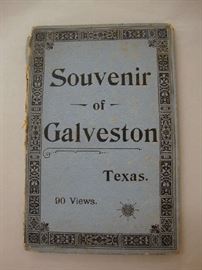 1897 Souvenir Book of Galveston, does have a separated spine.  But a spectacular piece with 90 views before the 1900 Storm