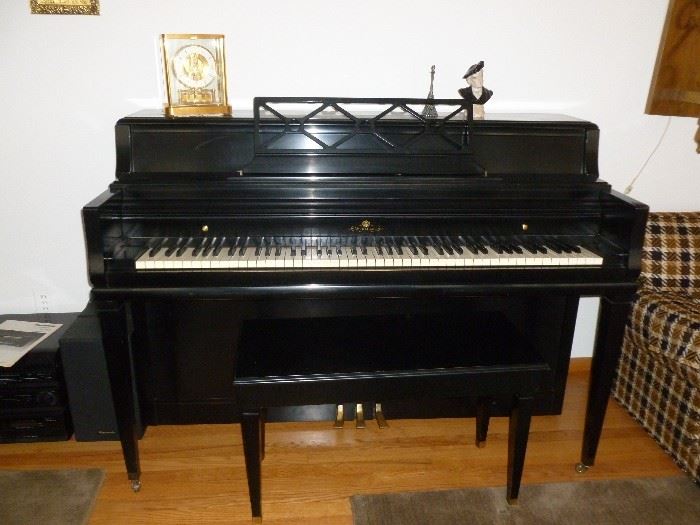 Nice Wurlitzer Upright Piano & Bench..appraised by Bob Gray..great condition!