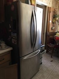 LG Refridgerator in the kitchen is for sale