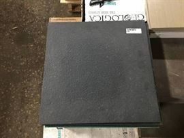 88 sq ft of 18x18 Black Porcelain Tile