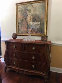 Wellington Manor Chest (Crystal decanter set Not For Sale)
