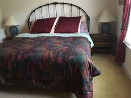 Queen Size Wrought Iron Bed